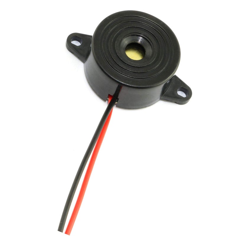 RuiLing 2pcs DC 3-24V Active Piezo Buzzer with Lead Wire 2312 High Decibels Continuous Sounder Electronic Buzzer Alarm 23x12mm - Image 3